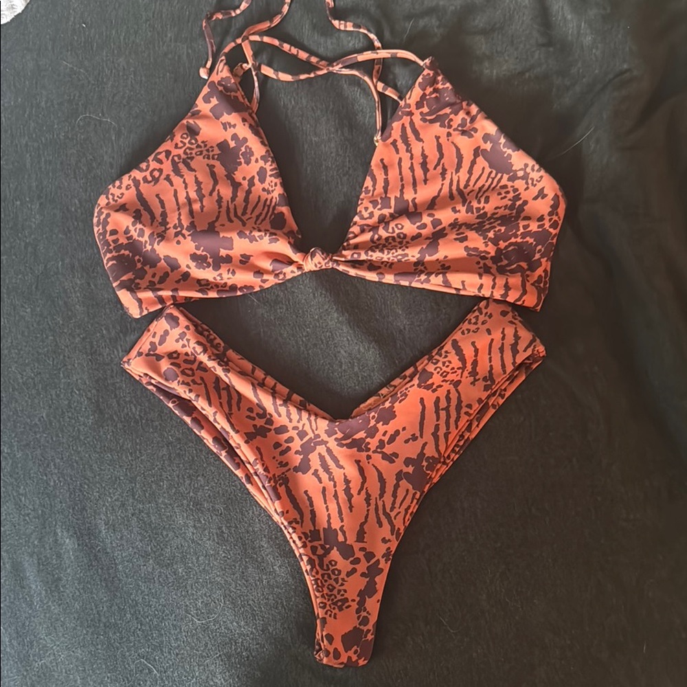 Skatie Sarah top & Mandi bottom, Utica Print